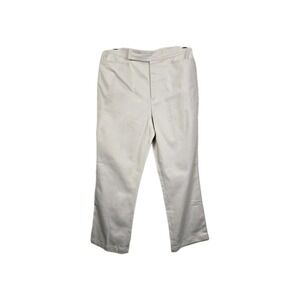 Company Ellen Tracy Women's Beige Stretch Cotton Dress Pants Size 6 Straight Leg